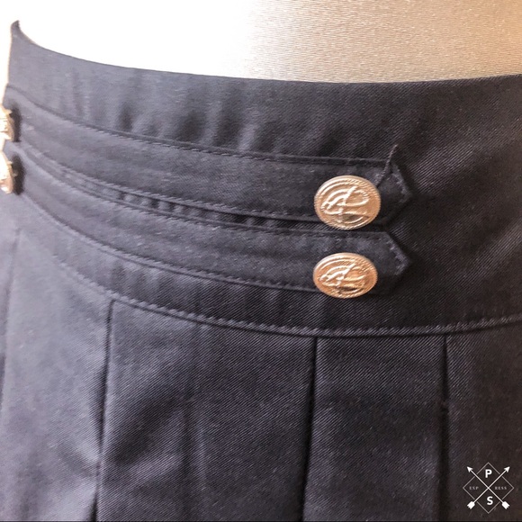 KOOGI Navy Box Pleat Skort. Small - Picture 5 of 6